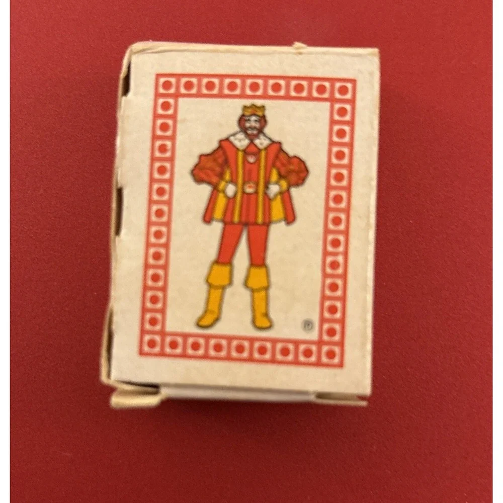 Vintage‎ 1978 Burger King Mini Rummy Card Game, Complete